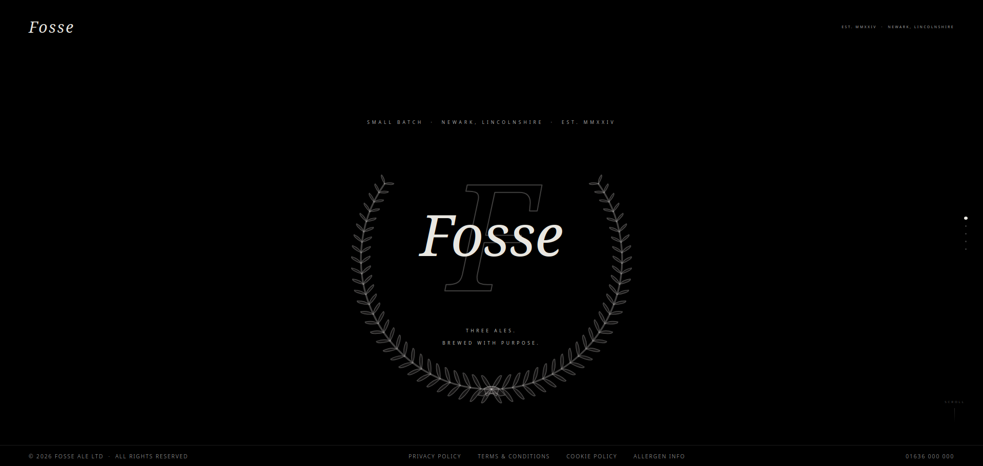 Small-Batch Craft Brewery WordPress Theme - Screenshot